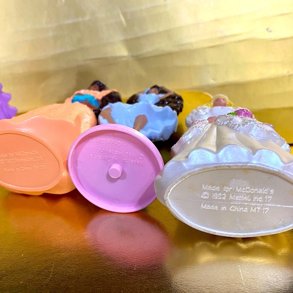 BARBIE VTG 1991 MCDONALD’S HAPPY MEAL TOY BUNDLE OF 6 PVC FIGURINES MATTEL - Picture 13 of 14